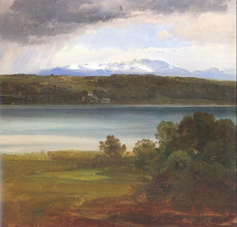 Morgenstern, Christian View Across Lake Starnberg to the Benediktenwand China oil painting art